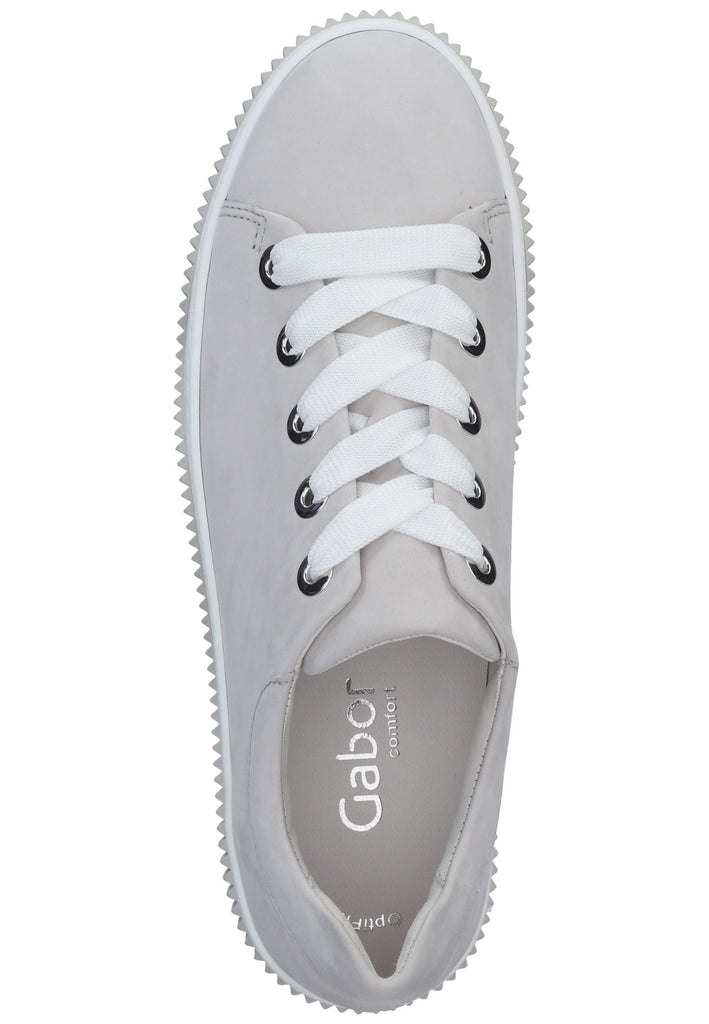 Gabor Sneaker Nubukleder Hellbeige