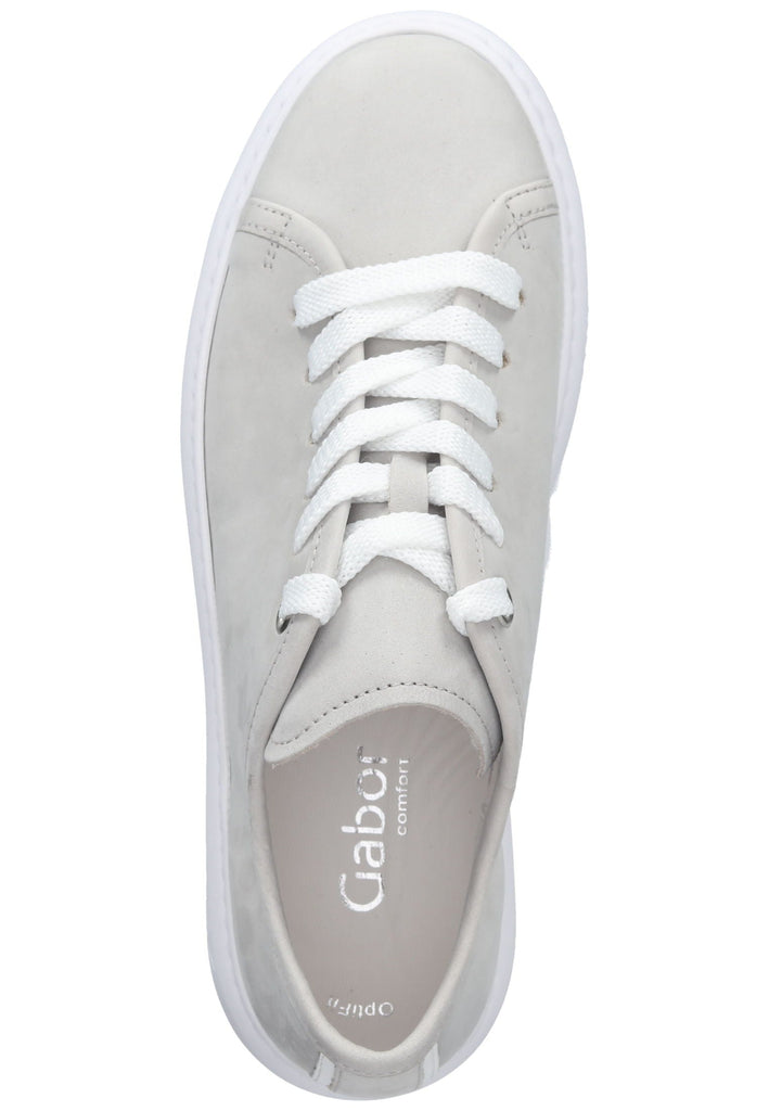 Gabor Sneaker Nubukleder Hellgrau