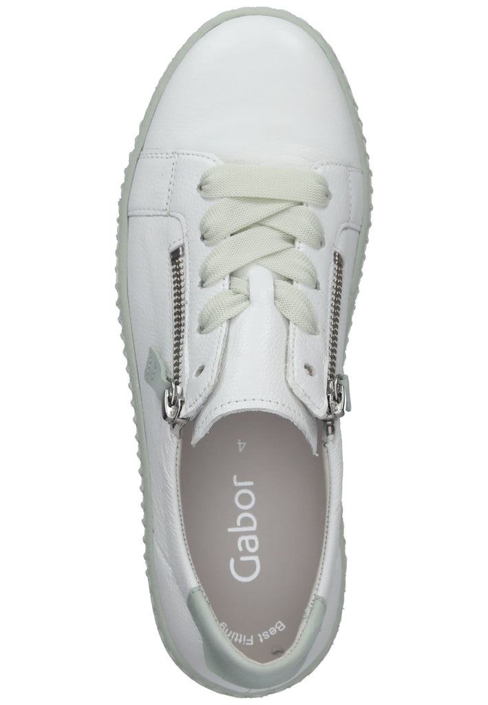 Gabor Sneaker Nubukleder Weiß