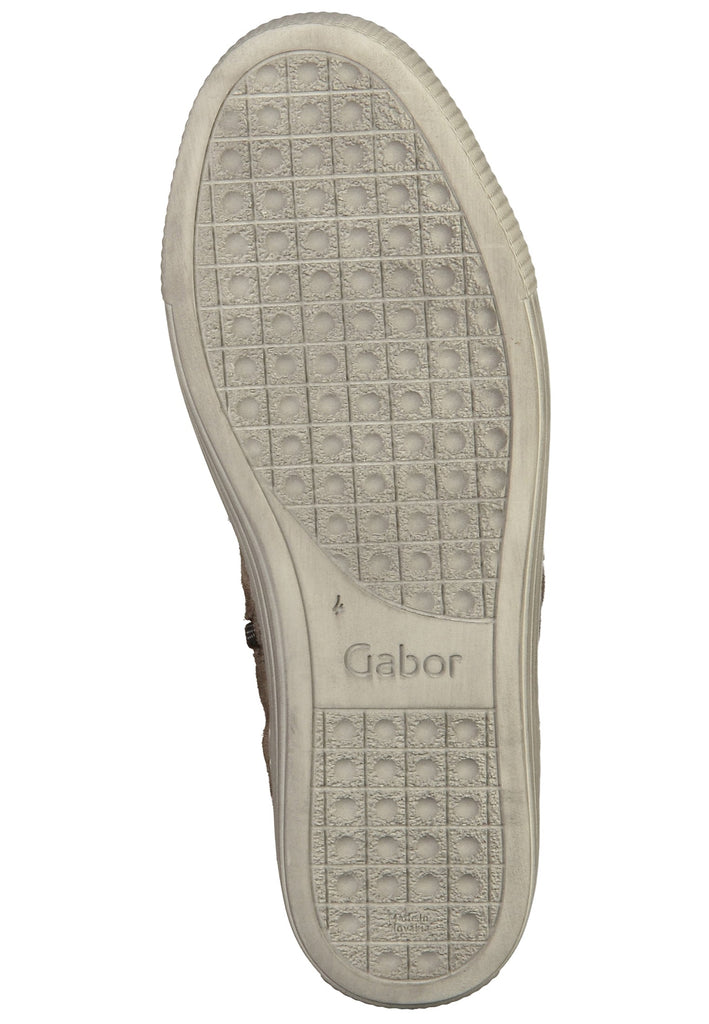 Gabor Sneaker Veloursleder Anthrazit