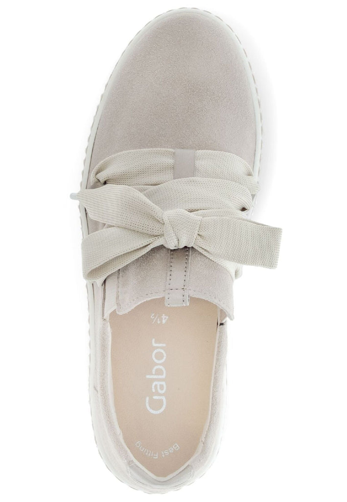 Gabor Sneaker Veloursleder Beige