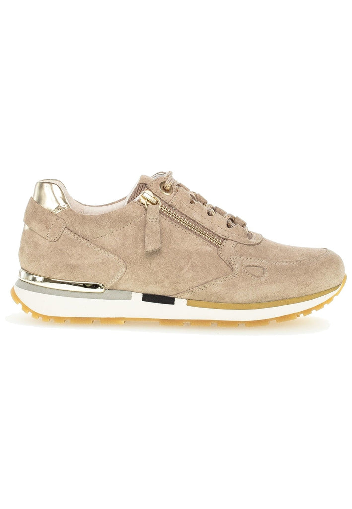 Gabor Sneaker Veloursleder Beige