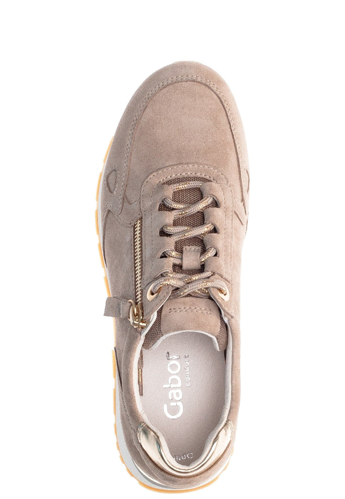 Gabor Sneaker Veloursleder Beige