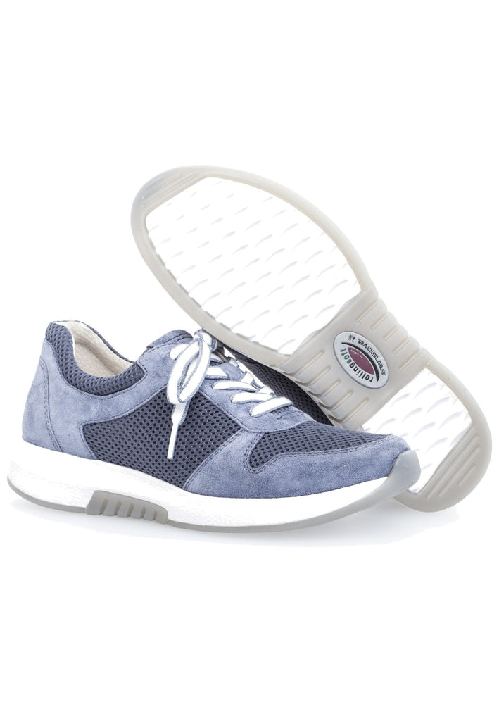 Gabor Sneaker Veloursleder Blau