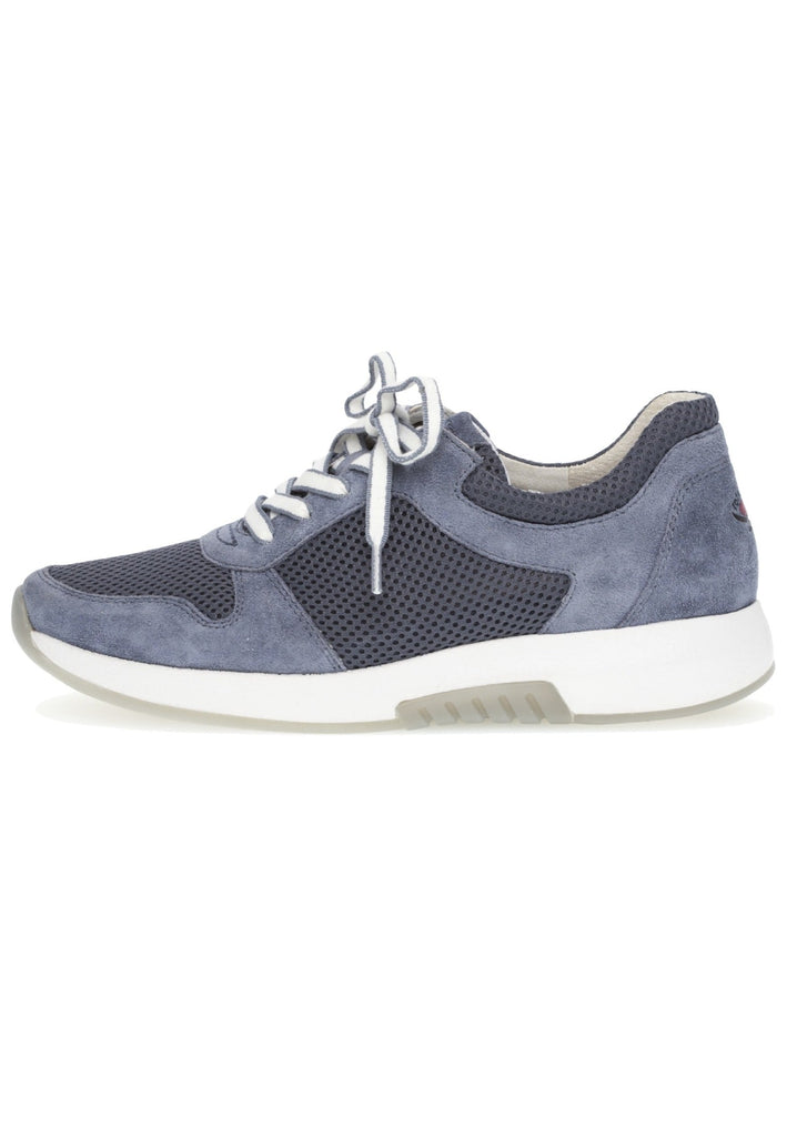 Gabor Sneaker Veloursleder Blau