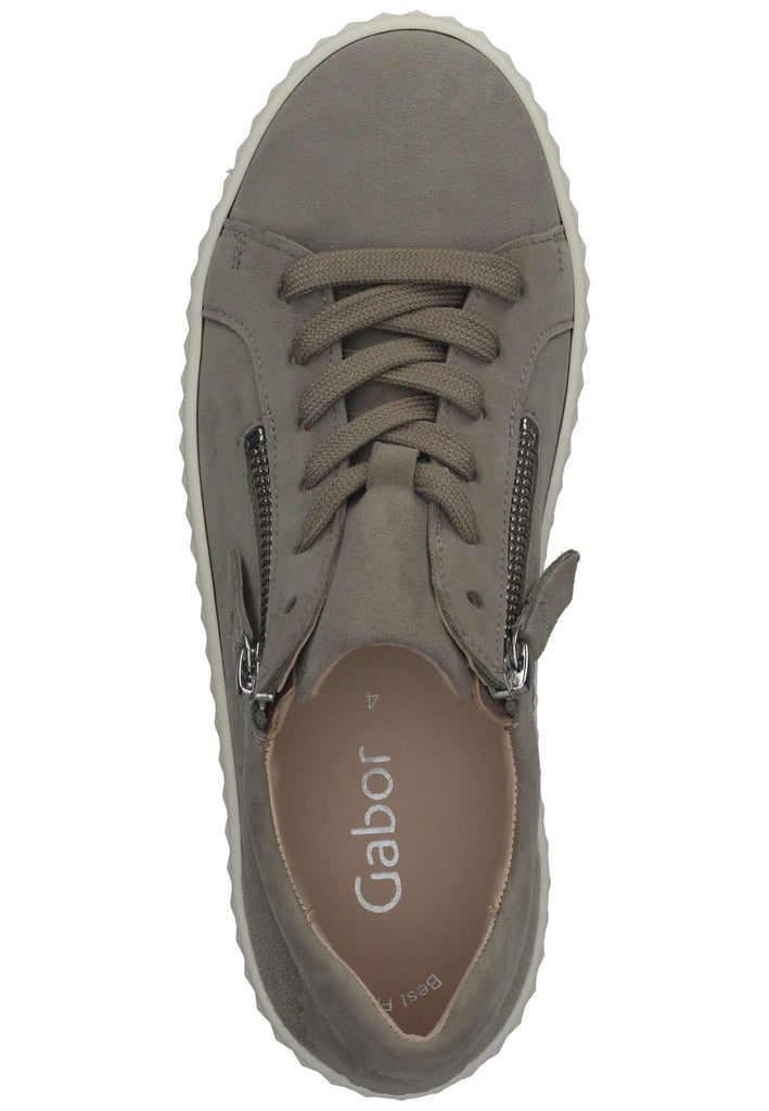 Gabor Sneaker Veloursleder Braun