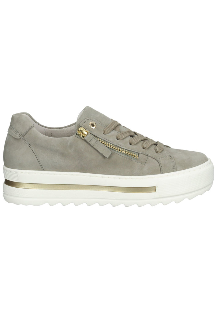 Gabor Sneaker Veloursleder Dunkelbeige