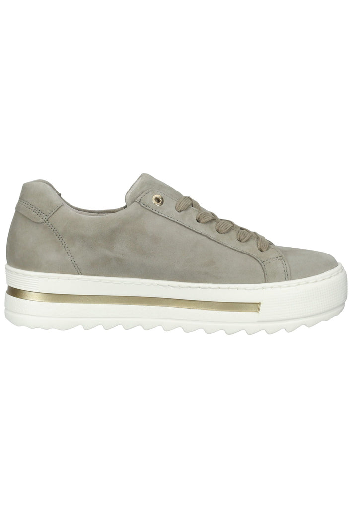 Gabor Sneaker Veloursleder Dunkelbeige