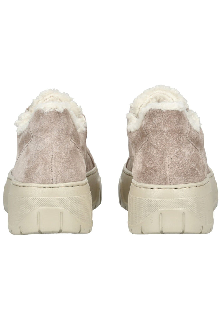 Gabor Sneaker Veloursleder Dunkelbeige Warmfutter