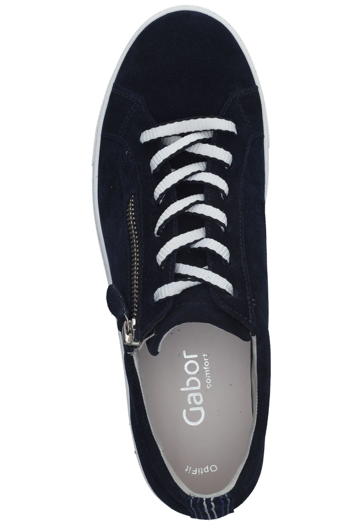 Gabor Sneaker Veloursleder Dunkelblau