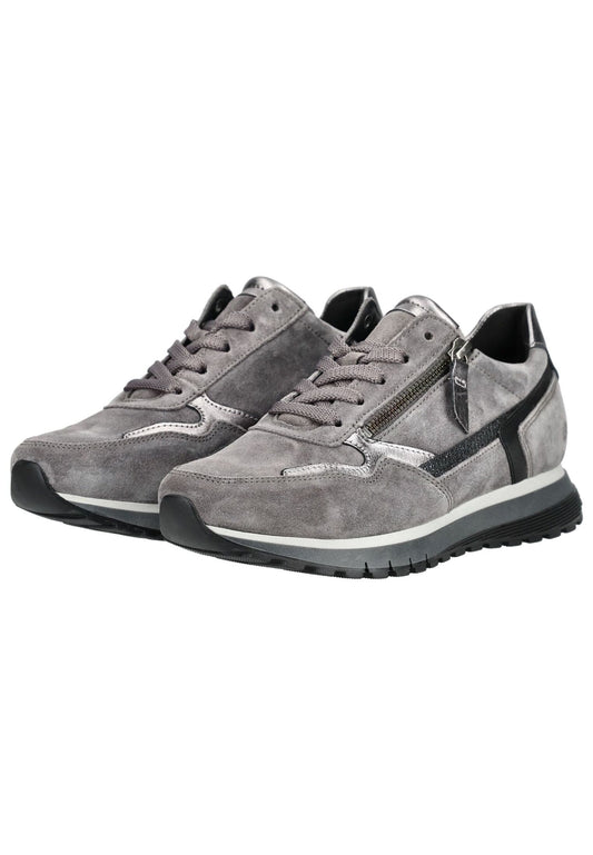 Gabor Sneaker Veloursleder Graphit
