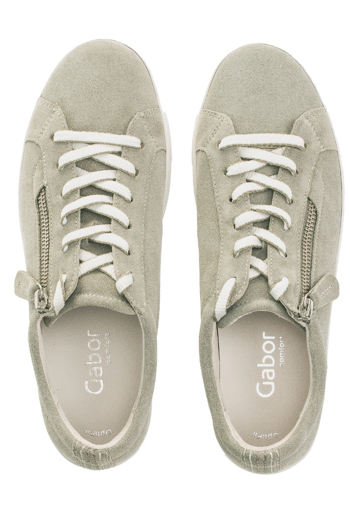 Gabor Sneaker Veloursleder Grau