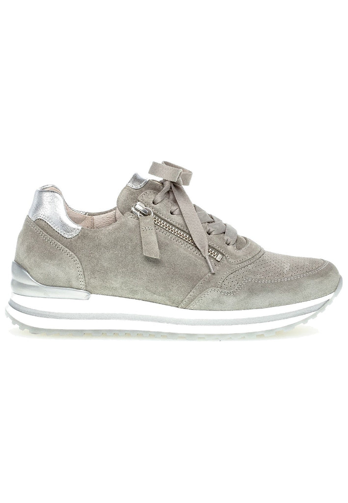 Gabor Sneaker Veloursleder Grau