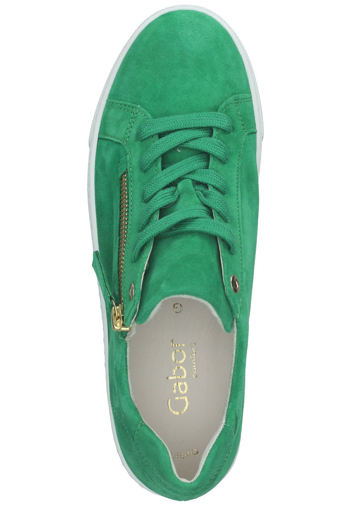 Gabor Sneaker Veloursleder Grün