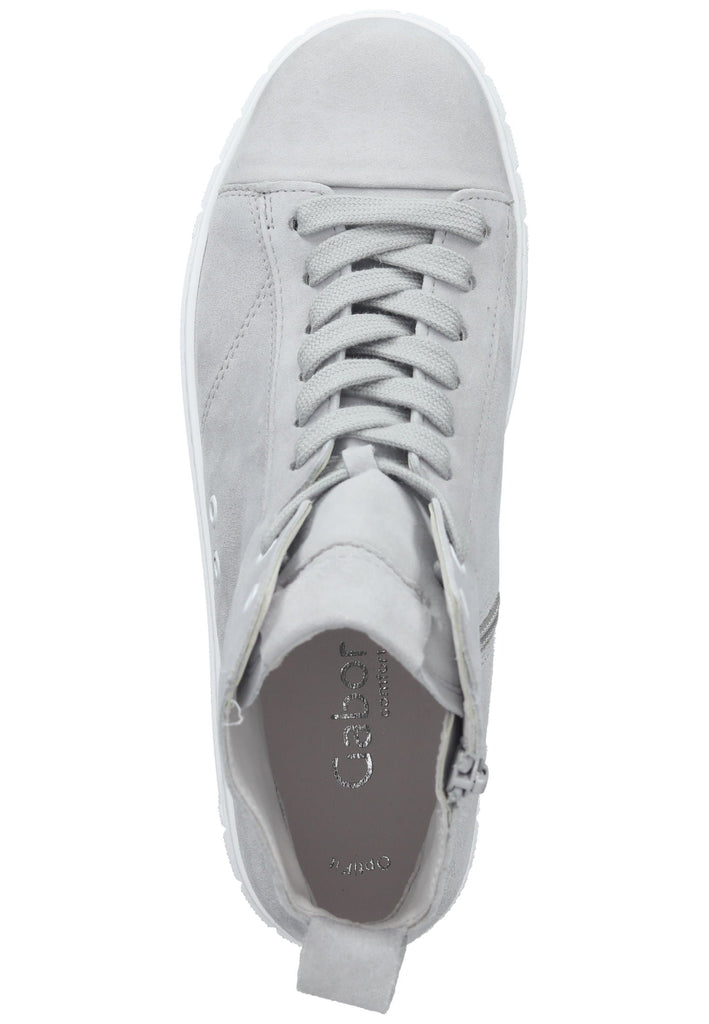 Gabor Sneaker Veloursleder Hellgrau