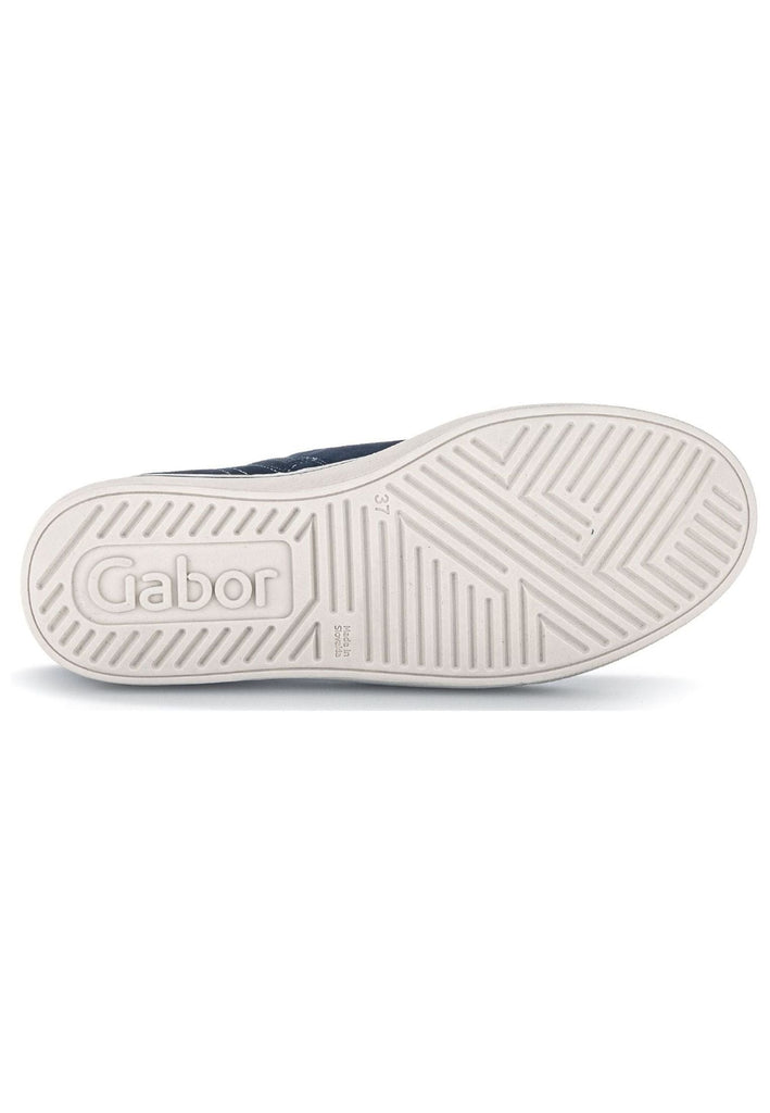 Gabor Sneaker Veloursleder Marine
