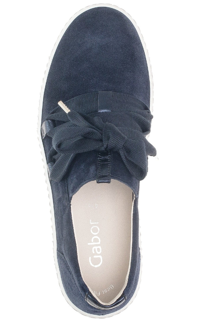 Gabor Sneaker Veloursleder Marine