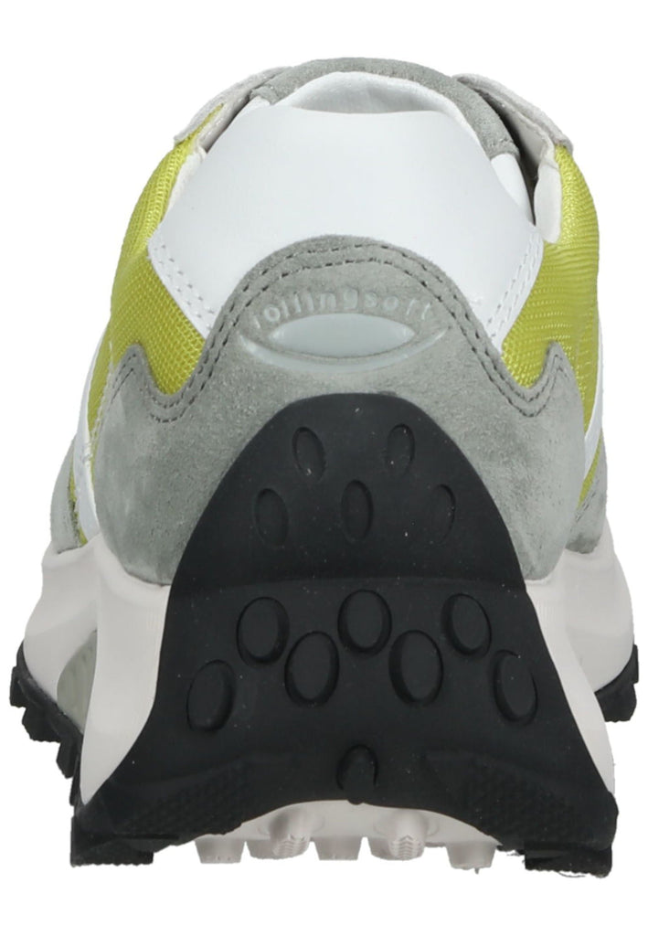 Gabor Sneaker Veloursleder/Mesh Grau/Gelb