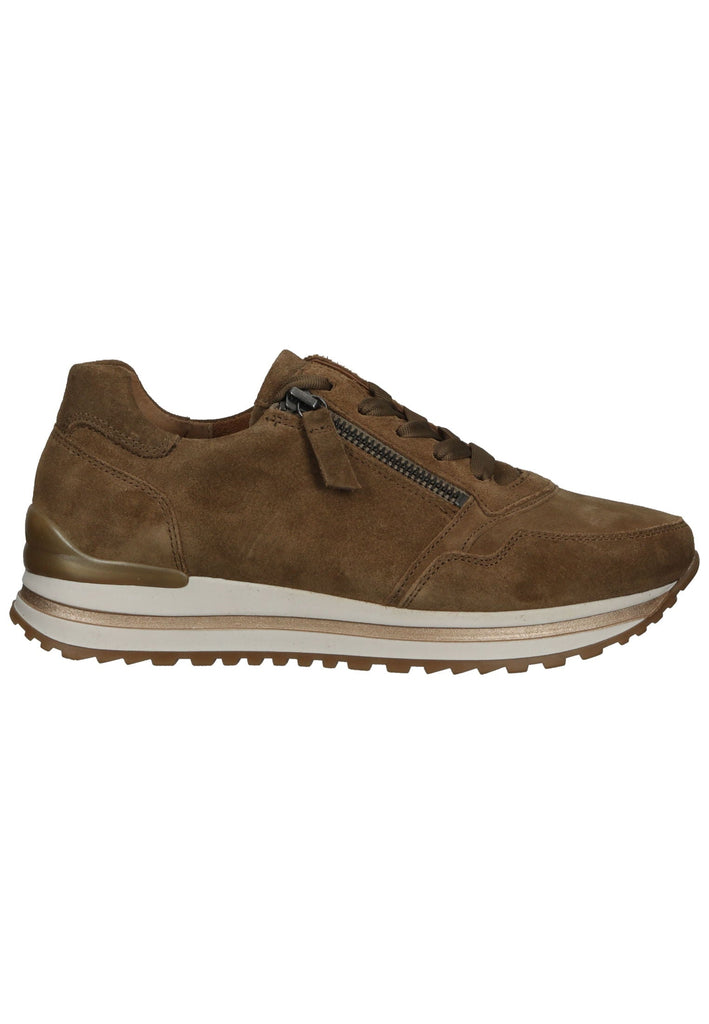 Gabor Sneaker Veloursleder Mittelbraun