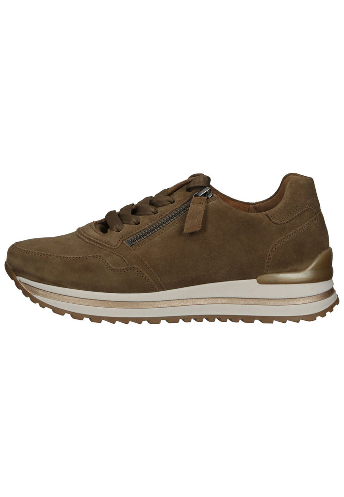 Gabor Sneaker Veloursleder Mittelbraun