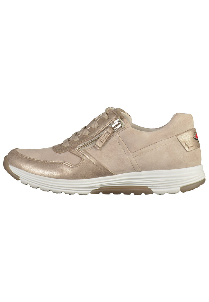 Gabor Sneaker Veloursleder Nude