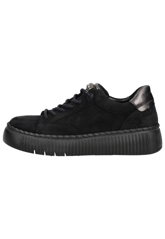 Gabor Sneaker Veloursleder Schwarz