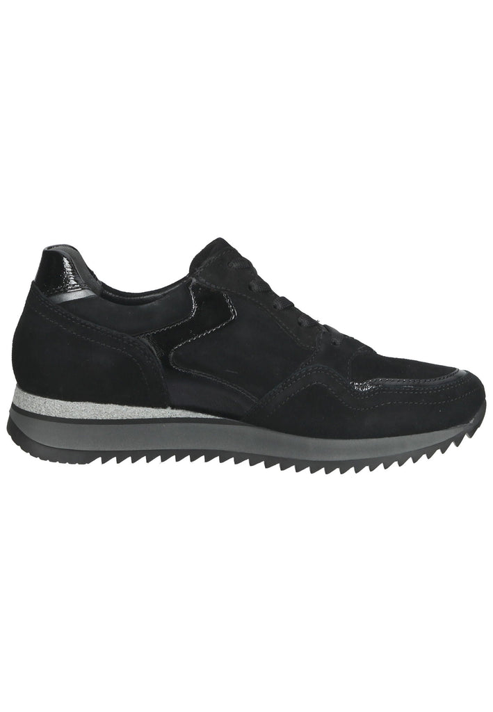 Gabor Sneaker Veloursleder Schwarz/Grau