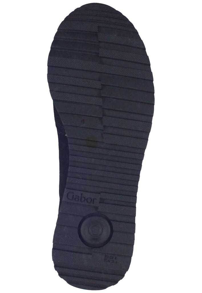 Gabor Sneaker Veloursleder Schwarz Kombi