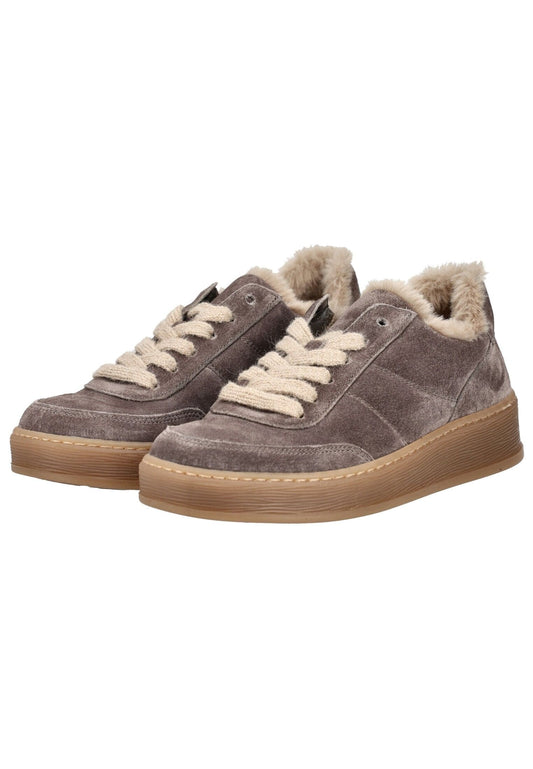 Gabor Sneaker Veloursleder Taupe