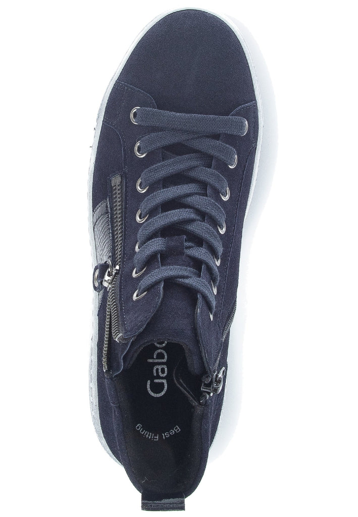 Gabor Sneaker Veloursleder/Textil Atlantik