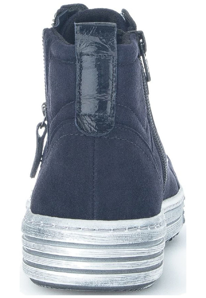 Gabor Sneaker Veloursleder/Textil Atlantik