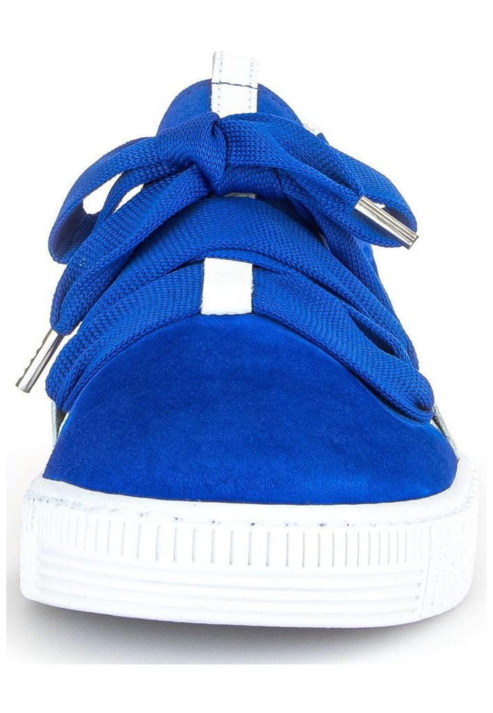 Gabor Sneaker Veloursleder/Textil Blau/Weiß