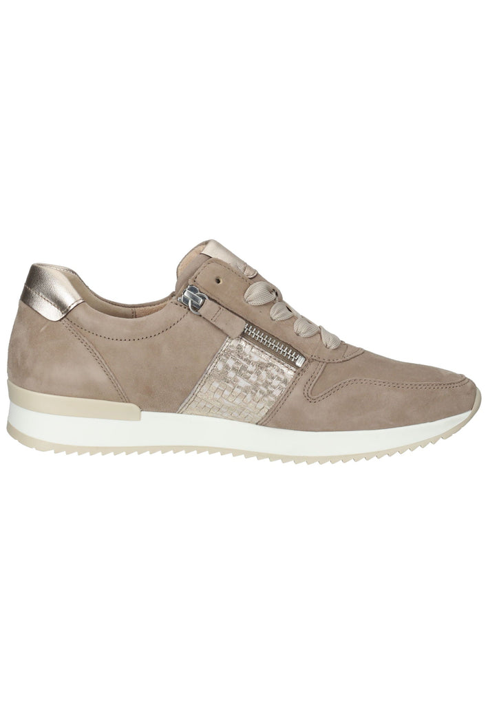 Gabor Sneaker Veloursleder/Textil Braun/Beige