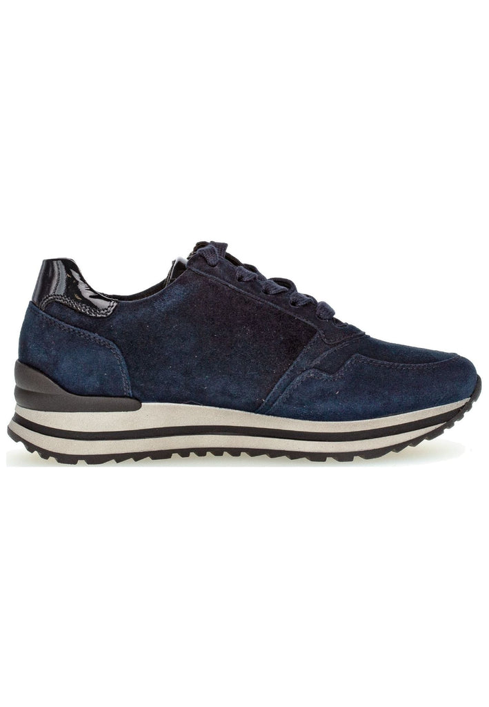 Gabor Sneaker Veloursleder/Textil Dunkelblau