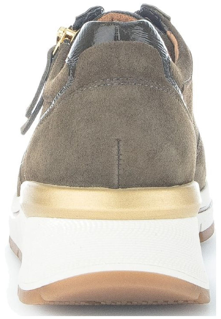 Gabor Sneaker Veloursleder/Textil Dunkelgrün