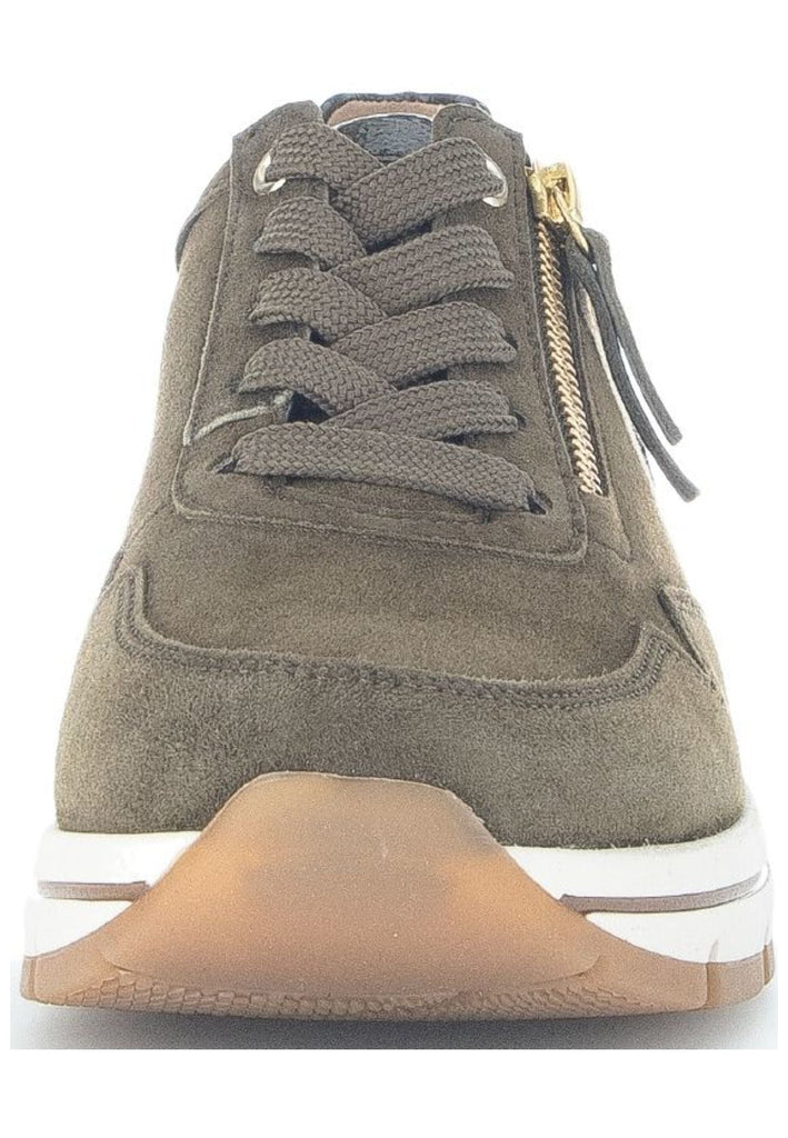 Gabor Sneaker Veloursleder/Textil Dunkelgrün