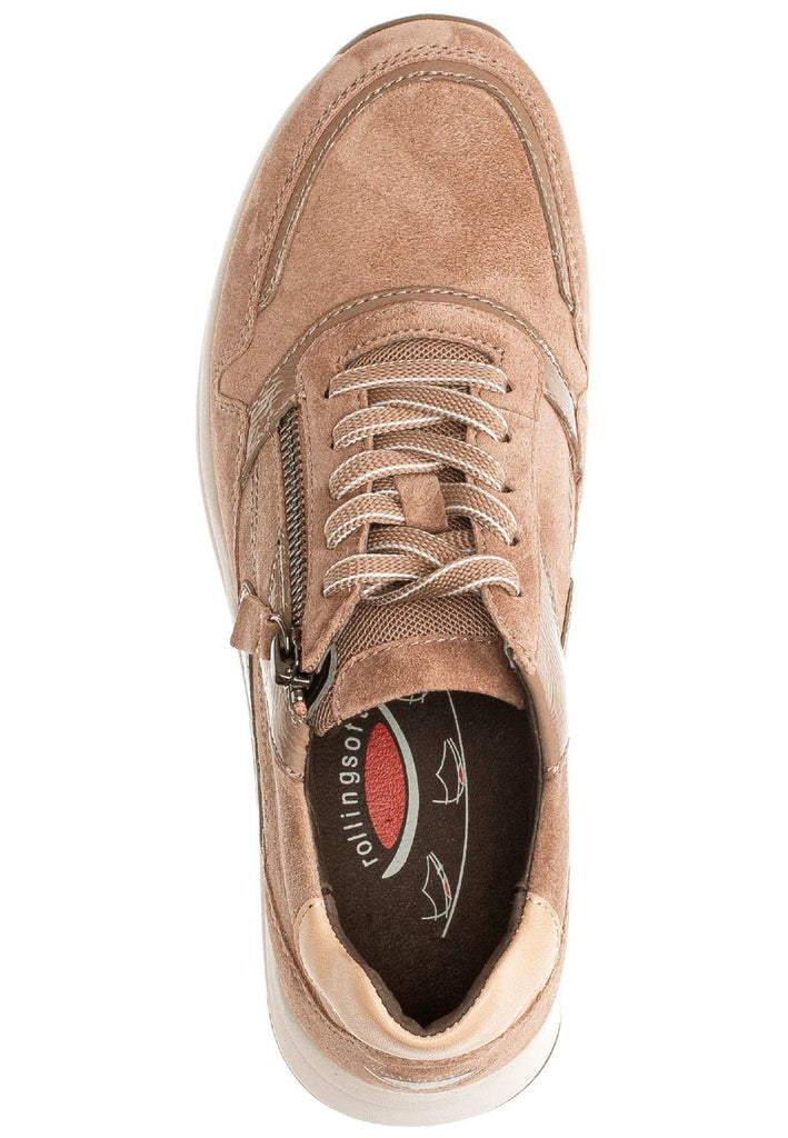 Gabor Sneaker Veloursleder/Textil Muskat