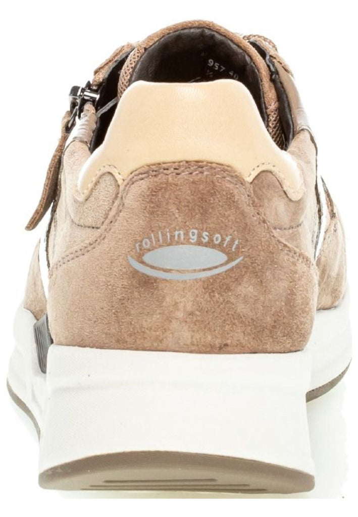 Gabor Sneaker Veloursleder/Textil Muskat