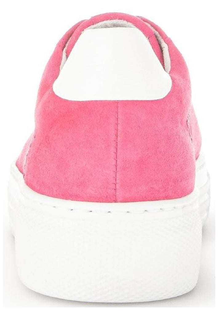 Gabor Sneaker Veloursleder/Textil Pink/Weiß