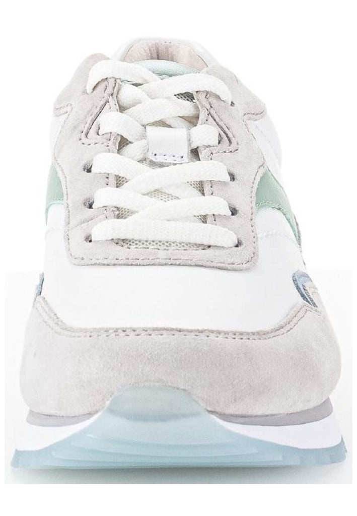Gabor Sneaker Veloursleder/Textil Weiß Kombi