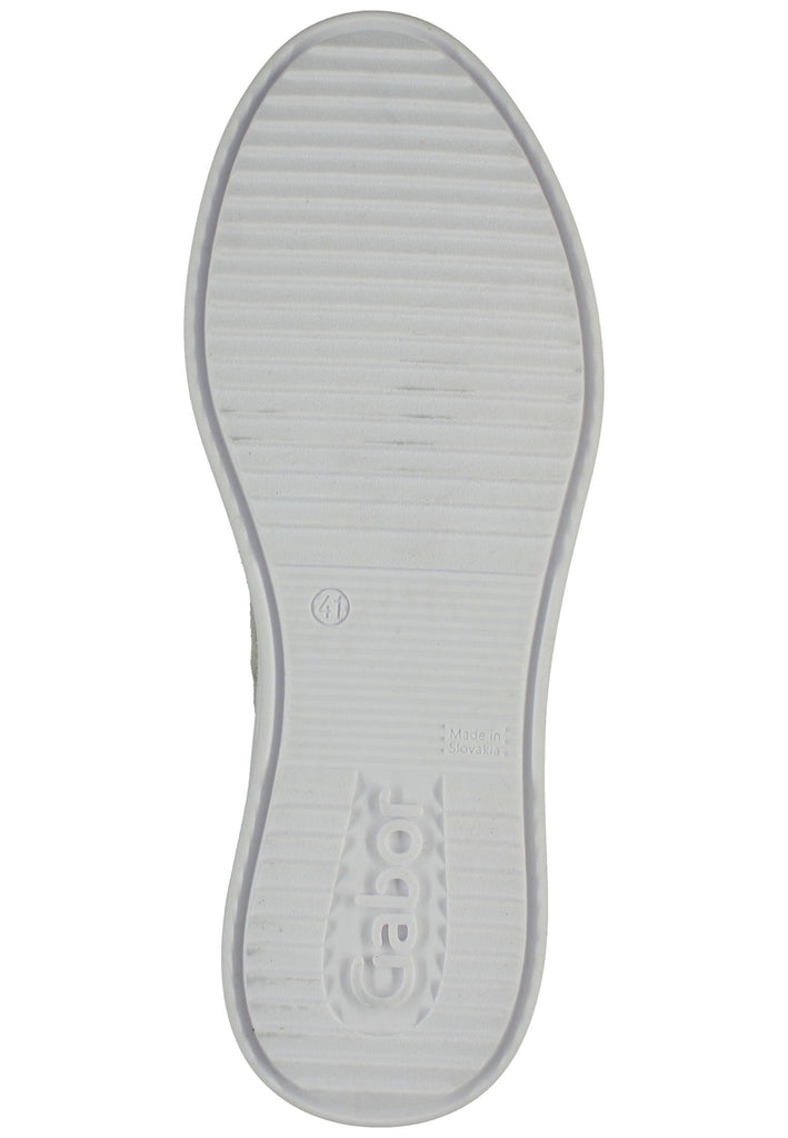 Gabor Sneaker Veloursleder/Textil Weiß/Lila