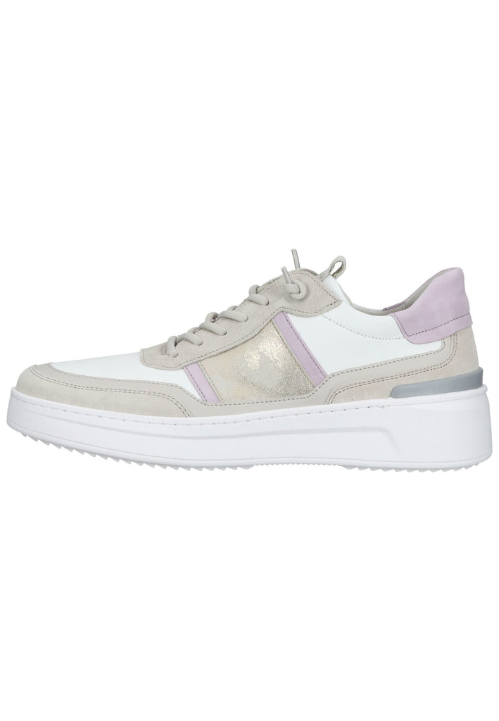 Gabor Sneaker Veloursleder/Textil Weiß/Lila