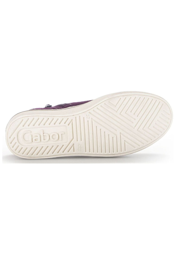 Gabor Sneaker Veloursleder Violett