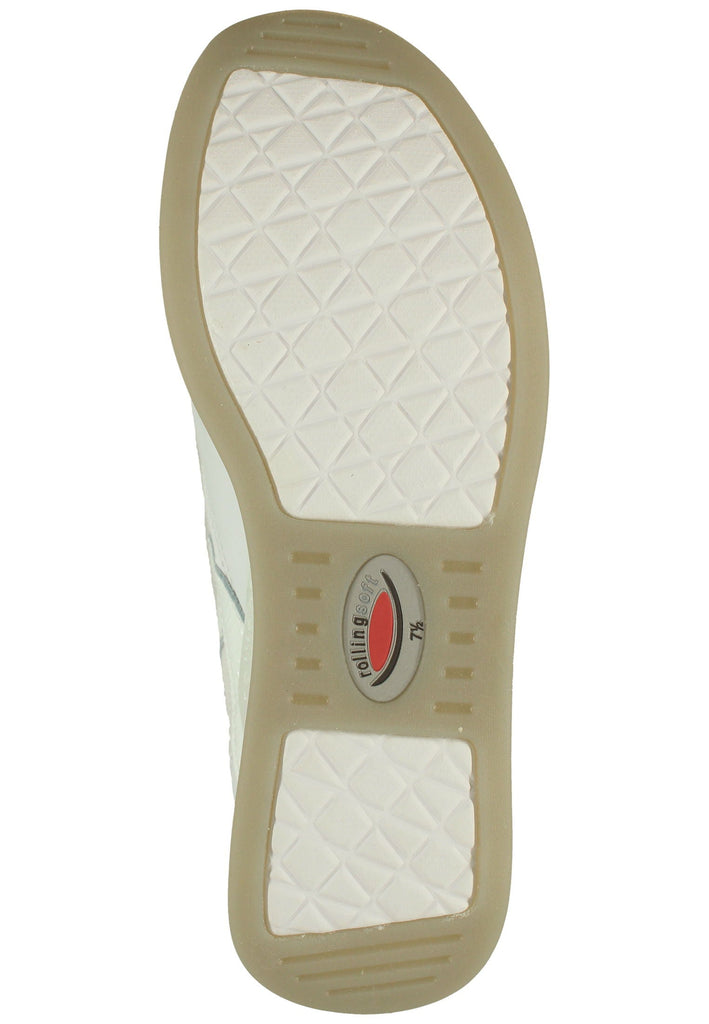 Gabor Sneaker Veloursleder Weiß/Grau