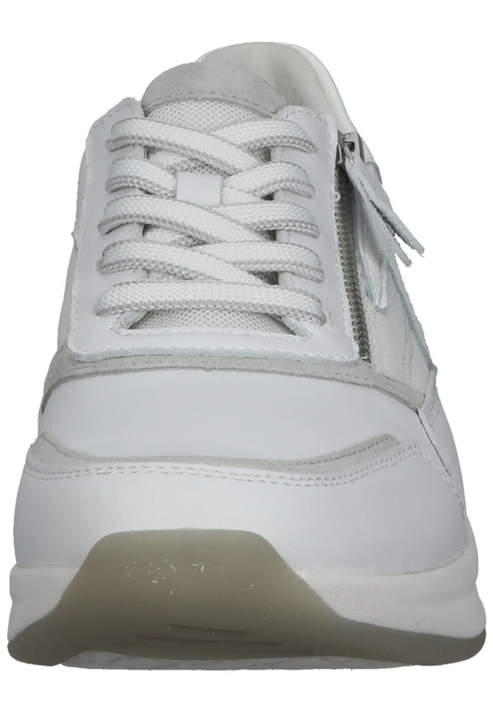 Gabor Sneaker Veloursleder Weiß/Grau