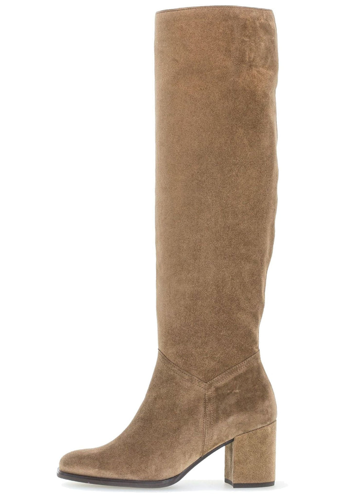 Stiefel Gabor Stiefel Veloursleder Mittelbraun