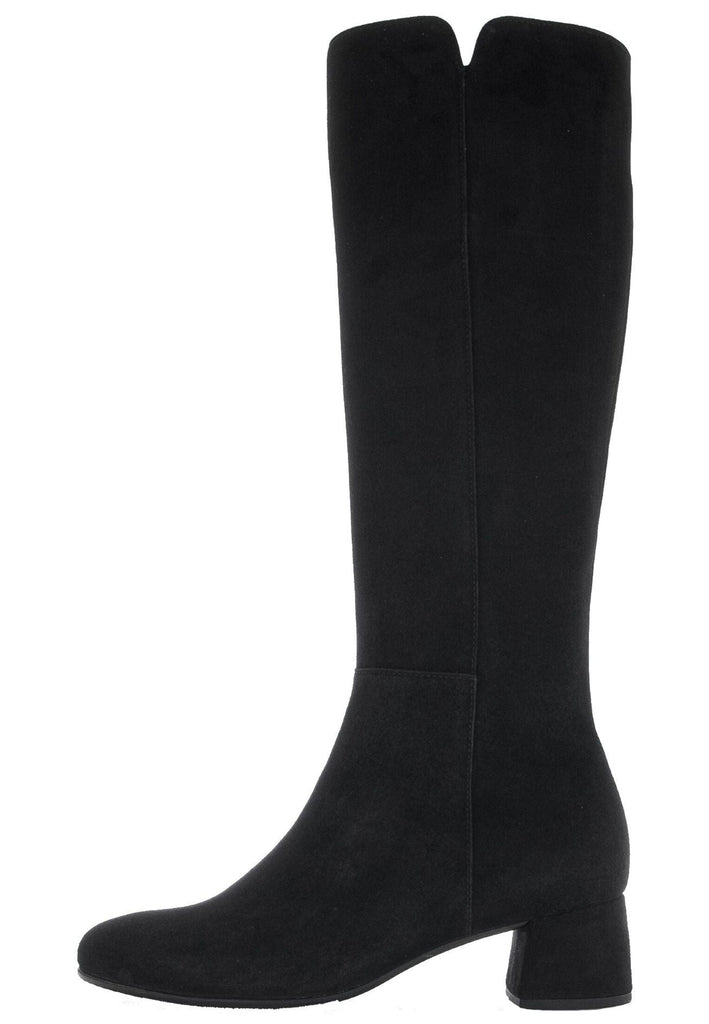 Stiefel Gabor Stiefel Veloursleder Schwarz Warmfutter