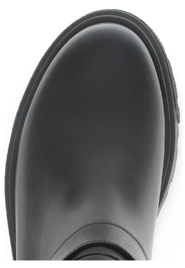 Gabor Stiefel Glattleder Schwarz Warmfutter