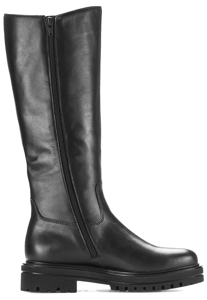 Gabor Stiefel Glattleder Schwarz Warmfutter