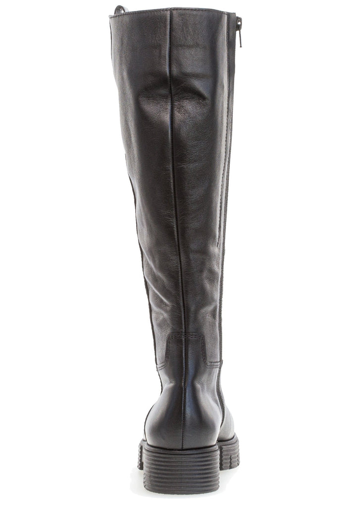 Gabor Stiefel Glattleder Schwarz Warmfutter